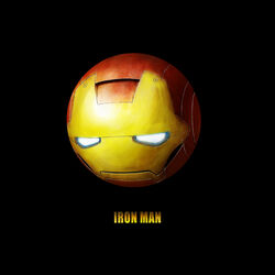  bad_id bad_pixiv_id ball black_background iron_man marvel metroid misawa_kei morph_ball no_humans parody photoshop_(medium) simple_background 