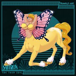  1:1 abs arthropod beard blonde_hair bra butterfly butterfly_furry centaur clothing equid equid_taur equine european_mythology facial_hair fairy frankly-art gold_(metal) gold_hooves greek_mythology hair hi_res hooves humanoid humanoid_taur insect_wings insects intersex kneeling lepidopteran lepidopteran_wings mammal mammal_taur mythological_creature mythological_equine mythology navel pegasus pegasus_taur pholus_reborn pose saffron_(pholus_reborn) smile solo stretching stubble tail taur underwear waist wings yellow_bra yellow_clothing yellow_tail yellow_underwear 