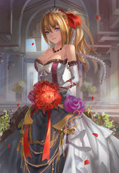  cleavage dress lexington magician_(china) wedding_dress zhanjianshaonv 