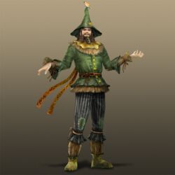  hat scarecrow scarecrow_(twooz) shin_sangoku_musou the_wizard_of_oz zhang_jiao 