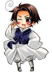  axis_powers_hetalia chibi hajime_(kaniku) korea male 