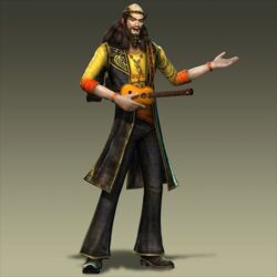  alternate_costume guitar hippie instrument shin_sangoku_musou zhang_jiao 