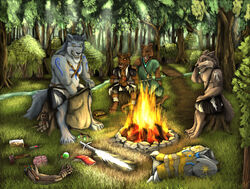  absurd_res anthro armor bag_of_holding book brain brown_body brown_fur burnt_grass calder_ulfriksson campfire canid canine canis container dirt_path embarrassed emil_landvik enchanted_bag euplerid eyewear fire fire_ants forest fossa frustrated fur fur_markings goggles grass grey_body grey_fur group hammer hi_res homebrew huts jar laugh leaf leather light male mammal markings nochein organs plant plasma_sword potion_bottle raking_light robot_arm rock sunlight tools tree tree_stump tyran_(uncrom) valtalska_dercas ven_ulfriksson village voodoo voodoo_doll wolf yellow_eyes yenocwolf 