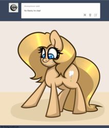  2015 animated backy_(mlp) earth_pony equid equine fan_character female feral fur hair hasbro hi_res horse mammal my_little_pony pony short_playtime slavedemorto solo 