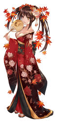  :d asle autumn_leaves black_footwear black_hair breasts chinese_commentary cleavage clock_eyes collarbone commentary_request date_a_live female floral_print full_body hand_fan heterochromia holding holding_fan japanese_clothes kimono leaf long_hair long_sleeves maple_leaf medium_breasts obi open_mouth paper_fan photoshop_(medium) print_kimono red_eyes red_kimono sash simple_background smile solo standing symbol-shaped_pupils tokisaki_kurumi twintails uchiwa v-shaped_eyebrows white_background wide_sleeves yellow_eyes 