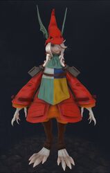  2016 3d_(artwork) accessory anthro bow_ribbon burmecian claws clothed clothing digital_media_(artwork) feet female final_fantasy final_fantasy_ix freya_crescent fur furgonomics hair hat headgear headwear mammal murid pupils queervanire red_clothing red_hat red_headwear rodent solo square_enix tail tail_accessory toe_claws toes topwear white_body white_hair 