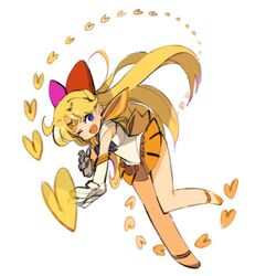  aino_minako bishoujo_senshi_sailor_moon blonde_hair bow hairbow heart_(symbol) long_hair mota sailor_venus 