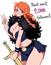  female female_only kasumi6_ nami_(one_piece) one_piece 