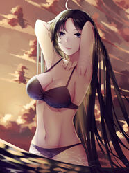  alti_meizi bikini cleavage kara_no_kyoukai ryougi_shiki swimsuits 