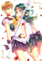  kaiou_michiru sailor_moon sword tenou_haruka touki_matsuri 