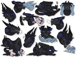  ambiguous_gender blue_body blue_markings blue_wings blush closed_eyes danie_(moonski) digitigrade dragon dreamworks duo european_mythology extreme_size_difference feral french_kissing fury_(httyd) grey_body grey_scales grey_wings hi_res how_to_train_your_dragon khyaber kissing lying markings membrane_(anatomy) membranous_wings mouth_closed multiple_images mythological_creature mythological_scalie mythology night_fury on_back on_side open_mouth quadruped scales scalie simple_background size_difference solo tail western_dragon white_background wings zarizav 