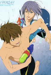  free! high_speed! kirishima_natsuya male nagahama_ayaka serizawa_nao swimsuits 