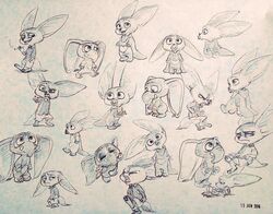  2016 3_toes anthro barefoot canid canine claws disney feet fennec_fox finnick_(zootopia) fox male mammal mortic_ox multiple_images plantigrade simple_background sketch_page solo toes true_fox zootopia 