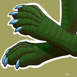  1:1 5_toes ambiguous_gender digital_media_(artwork) dinosaur extinct feet foot_shot green_body green_scales kellwolfik prehistoric_species reptile scales scalie shaded simple_background solo toes 