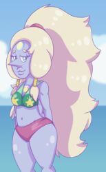  2016 absurd_res alien alien_humanoid cartoon_network gem_(species) gem_fusion hi_res humanoid itoruna not_furry opal_(gem_species) opal_(steven_universe) solo steven_universe 