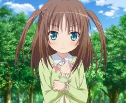  brown_hair female green_eyes nukui_kurumi screencap tenshi_no_3p! 