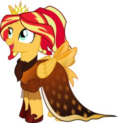  2015 absurd_res alicorn alpha_channel equestria_girls equid equine feathered_wings feathers female feral hasbro hi_res horn mammal my_little_pony mythological_creature mythological_equine mythology simple_background smile solo sunset_shimmer_(eg) theshadowstone transparent_background wings 