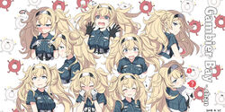  :d ? bad_id bad_pixiv_id blonde_hair blue_eyes blue_shirt blush breast_pocket breasts character_name closed_eyes cnm collared_shirt commentary covering_own_mouth crying crying_with_eyes_open dated embarrassed enemy_lifebuoy_(kancolle) expressions female fingers_together gambier_bay_(kancolle) gloves hair_between_eyes hairband hands_up highres holding holding_map holding_own_hair index_fingers_together kantai_collection long_hair looking_at_viewer lost_child map medium_breasts multiple_views open_mouth parted_lips pocket scared shirt short_sleeves sidelocks smile spoken_question_mark surprised tears twintails 