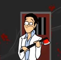  axe blood bodily_fluids left_4_dead_(series) low_res melee_weapon nick_(l4d2) not_furry oneyng thumbnail valve weapon 