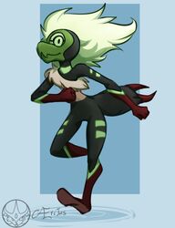  1_eye aeritus aeritus91 alien alien_humanoid animal_humanoid arthropod arthropod_abdomen arthropod_humanoid beak cartoon_network centipeetle corrupted_gem female gem_(species) hair humanoid insect_humanoid insects nephrite_(gem_species) smile solo steven_universe white_hair 