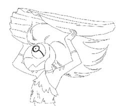  1_eye alien alien_humanoid animal_humanoid arthropod arthropod_humanoid beak black_and_white cartoon_network centipeetle chips_(food) corrupted_gem female food gem_(species) hair humanoid insect_humanoid insects low_res monochrome nephrite_(gem_species) smile solo steven_universe tealevision 