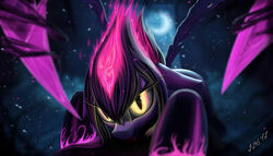  crossover demon equid equine evelynn_(lol) female first_person_view hasbro hi_res horse league_of_legends magic mammal my_little_pony ponification pony pupils riot_games slit_pupils solo tencent yellow_eyes zigword 