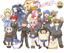  &gt;:) 5boys 6+girls :/ :3 :d ;) =_= ^_^ arin arm_up arms_behind_back artist_request ascot azer banner bird black_footwear black_gloves black_hair black_legwear black_pants blazer blonde_hair blue_eyes blue_hair blue_skirt blush boots bouquet breasts brown_eyes brown_footwear brown_hair cecilia_(pangya) closed_eyes collarbone company_name crossdressing diploma dolfini dress facial_hair fingerless_gloves flower formal gakuran glasses gloves goatee graduation grin hair_between_eyes hair_ribbon hairband hana_(pangya) hand_in_pocket hand_on_own_hip hands_on_another&#039;s_shoulders head_tilt high_heels high_ponytail highres holding holding_bouquet horns jacket karen_(pangya) kaz knee_boots kneehighs kooh legs_apart loafers long_hair long_sleeves looking_at_another looking_at_viewer looking_away lucia_(pangya) max_(pangya) medium_breasts mouth_hold multiple_boys multiple_girls neck_ribbon necktie nell_(pangya) not_present nuri o_o one_eye_closed open_mouth orange_ribbon otoko_no_ko pangya pants pantyhose papel parted_bangs pink_hair pleated_skirt pointy_ears purple_eyes red_eyes red_hair red_ribbon ribbon rubbing_eyes school_uniform semi-rimless_eyewear shirt shoes short_hair skirt smile socks spika_(pangya) standing suit sunglasses teardrop thighhighs tissue translation_request transparent_background tube twintails two_side_up under-rim_eyewear v-shaped_eyebrows v_arms v_over_eye very_long_hair waving white_legwear white_necktie white_shirt yellow_ribbon 