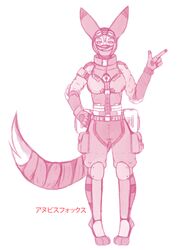  anthro canid canine clothed clothing eyewear female fennec_fox fox goggles hi_res looking_at_viewer mammal mask naitokitsune natia_deziri solo true_fox 