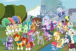  3:2 alternative_fashion apple_rose_(mlp) applejack_(mlp) auntie_applesauce_(mlp) avian book bovid bovine camera cardboard chancellor_neighsay_(mlp) clothing director dm29 dragon dress equid equine european_mythology female feral firelight_(mlp) fish fishing_rod fluttershy_(mlp) friendship_is_magic gallus_(mlp) geode golden_delicious_(mlp) goldie_delicious_(mlp) granny_smith_(mlp) greek_mythology group gryphon hasbro hippocampus hippogriff hipster horn horse large_group leaking levitation magic male mammal marine maud_pie_(mlp) mudbriar_(mlp) my_little_pony mythological_avian mythological_creature mythological_equine mythological_scalie mythology pegasus photo_finish_(mlp) pinkie_pie_(mlp) pony princess_celestia_(mlp) progress_bar punk rainbow_dash_(mlp) rocket rulebook sandbar_(mlp) scalie school scootaloo_(mlp) silverstream_(mlp) smolder_(mlp) spike_(mlp) starlight_glimmer_(mlp) stellar_flare_(mlp) sun sunburst_(mlp) tail terramar_(mlp) twilight_sparkle_(mlp) unicorn wings yak yona_yak_(mlp) 