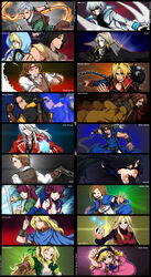  6+boys 6+girls absurdres afterimage albus_(castlevania) alucard_(castlevania) aura bandana bare_back bare_shoulders beard belt black_hair blonde_hair blue_eyes bow braid breasts brown_hair card castlevania:_aria_of_sorrow castlevania:_bloodlines castlevania:_circle_of_the_moon castlevania:_dawn_of_sorrow castlevania:_harmony_of_despair castlevania:_harmony_of_dissonance castlevania:_order_of_ecclesia castlevania:_portrait_of_ruin castlevania:_rondo_of_blood castlevania:_symphony_of_the_night castlevania_(series) castlevania_iii:_dracula&#039;s_curse chains character_name charlotte_aulin cleavage cloak coat colored_eyelashes commentary_request copyright_name dagger dress eric_lecarde facial_hair father_and_son fingerless_gloves fire flail flower foreshortening from_behind getsu_fuuma getsu_fuuma_den gloves grant_danasty green_eyes grey_hair grin gun hairbow headband highres holding holding_card johnny_morris jonathan_morris julius_belmont juste_belmont kidachi knife large_breasts long_hair looking_back loretta_lecarde magic maria_renard maxim_kischine motion_blur moustache multiple_boys multiple_girls nathan_graves one_eye_closed photoshop_(medium) purple_hair richter_belmont robe rose scabbard shanoa sheath siblings simon_belmont sisters smile soma_cruz stella_lecarde sword sypha_belnades tattoo trench_coat trevor_c._belmont weapon whip white_hair wristband yoko_belnades 