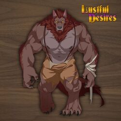  1:1 abs anthro biceps canid canine canis claws fur logan_(lustful_desires) lustful_desires male mammal muscular muscular_anthro muscular_male mythological_canine mythological_creature mythology nipples pecs solo tail vein veiny_muscles were werecanid werecanine werewolf wolf yellow_eyes zoroj 