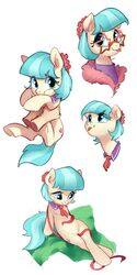  2019 blue_eyes coco_pommel_(mlp) cutie_mark earth_pony equid equine eyewear female feral friendship_is_magic glasses hair hasbro hi_res horse landypommel looking_at_viewer mammal multicolored_hair my_little_pony pony simple_background smile solo tongue tongue_out two_tone_hair white_background 