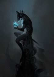 2013 alectorfencer anthro anubian_jackal anubis bone canid canine canis dark deity egyptian_mythology hi_res jackal male mammal middle_eastern_mythology mythology necromancy skull solo