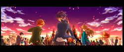  6+boys 6+girls alicia_spinnet angelina_johnson arthur_weasley bandage beanie belt bill_weasley black_hair blazer blonde_hair blue_eyes bow brother_and_sister brothers brown_eyes brown_hair castle charlie_weasley colin_creevey crop_top dean_thomas dress earrings father_and_daughter father_and_son fleur_delacour fred_weasley george_weasley ginny_weasley glasses green_eyes hairbow hand_in_pocket harry_james_potter harry_potter hat hermione_granger hermione_jean_granger hogwarts hoodie husband_and_wife jacket kapirusu katie_bell kingsley_shacklebolt lavender_brown lee_jordan luna_lovegood molly_weasley mother_and_daughter mother_and_son multiple_boys multiple_girls necktie neville_longbottom nymphadora_tonks orange_hair over_shoulder padma_patil parvati_patil percy_weasley pink_hair polka_dot_ribbon ponytail remus_john_lupin robe ron_weasley ronald_bilius_weasley school_uniform seamus_finnigan siblings sisters skirt striped_shirt sunset sweater sword twins waistcoat wand 