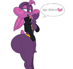  anthro ass bat big_butt clothing dialogue female huge_butt jacket looking_at_viewer mammal mask side_view simple_background solo sophie_slam speech_bubble topwear vimhomeless white_background 