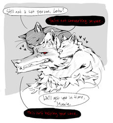  affectionate annoyed anthro bisexual black_body black_fur black_sclera blush blush_lines canid canine canis clenched_teeth closed_eyes cuddling death_(puss_in_boots) dialogue domestic_cat dreamworks english_text facial_markings fangs felid feline felis female fluffy fur grey_background grey_body grey_fur group happy head_markings heart_symbol hug kitty_softpaws love male male/female male/male mammal markings mask_(marking) mmf multicolored_body multicolored_fur nude nuzzling polyamory prick_ears pupils puss_in_boots_(character) puss_in_boots_(dreamworks) red_eyes romantic romantic_couple scribbleshanks sharp_fangs sharp_teeth simple_background smile spanish_text speech_bubble striped_body striped_fur striped_markings stripes tabby_cat talking_to_another talking_to_partner teeth text throuple triad trio tsundere two_tone_body two_tone_fur whiskers white_background white_body white_fur wolf 