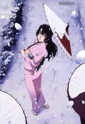  kimono kizaki_emi kurogane_no_linebarrels tagme 