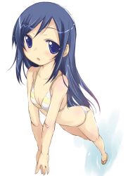  aragaki_ayase bad_id bad_pixiv_id bikini black_hair female ore_no_imouto_ga_konna_ni_kawaii_wake_ga_nai solo string_bikini swimsuit white_bikini yumesato_makura 