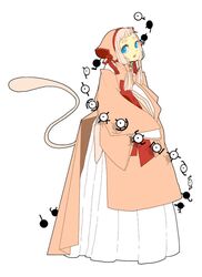  bad_id bad_pixiv_id blue_eyes dress eyebrows female hair_tubes long_hair mew_(pokemon) personification pink_hair pokemon robe simple_background sleeves_past_wrists todoroki_sora unown unown_! unown_a unown_e unown_f unown_h unown_i unown_j unown_k unown_l unown_n unown_p unown_q unown_r unown_s unown_u unown_w unown_x unown_z white_background 