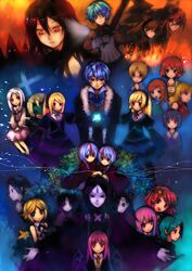  6+boys 6+girls abyss_(sound_horizon) artemisia bad_id bad_pixiv_id baroque_(sound_horizon) black_hair blonde_hair blue_eyes blue_hair brown_hair chronica chronicle_2nd demon demon_boy demon_wings dress eien_no_shounen el_(sound_horizon) eleuseus elysion everyone glasses hair_ornament hairpin headband highres hiver_laurant hortense_(sound_horizon) layla_(sound_horizon) long_hair lost-ko lost_(sound_horizon) mini_wings moira mu_(sound_horizon) multicolored_hair multiple_boys multiple_girls phi_(sound_horizon) pico_magic picomari purple_eyes purple_hair red_eyes red_hair roman_(sound_horizon) sacrifice_(sound_horizon) seisen_no_iberia shaytan_(sound_horizon) short_hair shounen_wa_tsurugi_wo... siblings soror sound_horizon stella_(sound_horizon) sword tattoo thanatos-ko thanatos_(album) thanatos_(sound_horizon) tsuchiya_akira tsurugi_no_shounen twins violette_(sound_horizon) weapon white_hair wings yield 