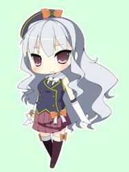  amakara_surume bad_id bad_pixiv_id blush chibi female hat idolmaster idolmaster_(classic) long_hair looking_at_viewer lowres photoshop_(medium) schoolish_girl_(idolmaster) shijou_takane simple_background skirt smile solo 