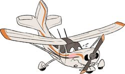  aircraft airplane ambiguous_gender blush bodily_fluids dire_aircraft dire_machine dire_vehicle imperatorcaesar living_aircraft living_machine living_vehicle machine not_furry orange_body simple_background solo sweat sweatdrop teeth vehicle wavy_mouth white_background white_body 