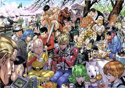  6+boys :d :o ^_^ afro agoni&#039;s_grandson ahoge anger_vein angry animal_costume animal_print annotation_request armor armored_gorilla atomic_samurai bald ball_and_chain_restraint bang_(one-punch_man) bankenman barefoot baseball_bat beer_bottle belt big_nose black_eyes black_hair black_sclera black_shirt blonde_hair blue_eyes blue_hair blush board_game boat bodysuit bombe bottle box boy_on_top brand_name_imitation bushidrill butagami can cape chains character_doll character_request charanko cherry_blossoms chibi chibi_inset chopsticks chougoukin_kurobikari clenched_hand clenched_teeth cloak closed_eyes closed_mouth colored_sclera colorized commentary convenient_censoring cup curly_hair dappled_sunlight dark_skin darkness_blade day deep_sea_king_(one-punch_man) denim dog_costume doutei_(one-punch_man) dr._genus drink drink_can dumbbell eating elbow_gloves everyone exercising expressionless facial_hair fat fire flower food food_on_face formal fubuki_(one-punch_man) full_armor full_body funeral_suspenders game_boy game_boy_(original) garou_(one-punch_man) genos glasses gloves green_eyes green_hair hair_flower hair_ornament hand_on_own_chin hand_puppet handheld_game_console headband holding holding_bottle holding_cup iaian ikemen_kamen_amaimask inazuma_max indian_style jacket jeans jitome juice jusensha_fundoshi king_(one-punch_man) kinzoku_bat knight kudou_kishi leaning_forward leg_up lily_pad long_sleeves looking_back looking_to_the_side lying marker matsuge_(one-punch_man) moustache multicolored_hair multiple_boys multiple_girls mumen_rider murata_yuusuke muscular noodles nude official_art okamaitachi old old_man on_ground on_stomach one-punch_man onigiri onsoku_no_sonic open_mouth orange_juice outdoors pants paper partially_annotated petals picnic pinstripe_pattern pinstripe_suit playing_games ponytail profile puppet puri_puri_prisoner raikou_genji red_gloves red_muffler red_shirt rimless_eyewear river saitama_(one-punch_man) sansetsukon_no_lily scar scar_on_face seiza senkou_no_flash shaded_face sheath sheathed shirt shogi short_hair sign sitch sitting sleeping smile soda_can soles spatula spiked_hair spring_(season) standing standing_on_one_leg stinger_(one-punch_man) striped suit sunlight sweatdrop sword tank_top tanktop_black_hole tanktop_master tanktop_tiger tatsumaki teeth tejinaman thick_eyebrows thinking tiger_print toes topless tree two-tone_hair upside-down v-shaped_eyebrows water watercraft weapon weightlifting white_cape white_jacket white_pants wince wrinkled_skin writing yakisoba yamazaru_(one-punch_man) yellow_bodysuit zenko_(one-punch_man) 