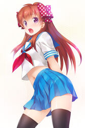  gekkan_shoujo_nozaki-kun sakura_chiyo seifuku thighhighs wacchi 