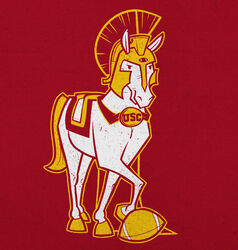  ambiguous_gender ball chunkysmurf college_football equid equine feral gridiron_ball horse mammal ncaa solo usc_trojans 