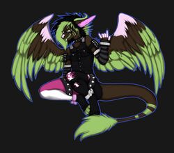  angel_dragon anthro better_version_at_source biped clothed clothing dragon eyewear feathered_dragon feathered_scalie feathers fully_clothed fur glasses hair looking_at_viewer male mythological_creature mythological_scalie mythology scalie shapeshifterprincess solo tail twixxel_minty wings 