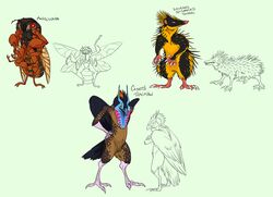  2017 3_toes 4_arms 4_toes 4_wings 5_fingers afrosoricid ambiguous_gender antennae_(anatomy) anthro arthropod arthropod_abdomen avian avian_feet beak biped bird black_and_white black_antennae black_body black_exoskeleton black_feathers black_fur black_tail black_tongue black_wings blue_beak blue_body blue_skin brown_body brown_exoskeleton brown_eyes brown_feathers brown_spots brown_wings cabot&#039;s_tragopan chest_tuft cicada claws compound_eyes countershade_arms countershade_legs countershade_torso countershading crossed_arms crotch_tuft dewlap_(anatomy) digital_drawing_(artwork) digital_media_(artwork) english_text evil_grin exoskeleton fangs feather_tuft feathered_crest feathered_wings feathers featureless_crotch feet femboy feral fingers folded_wings front_view frown full-length_portrait fur galliform grey_background hand_on_hip head_crest hi_res insect_wings insects light lighting line_art long_snout looking_aside looking_at_viewer looking_away lowland_streaked_tenrec mammal mandibles markings monochrome multi_arm multi_limb multi_wing multicolored_body multicolored_exoskeleton multicolored_feathers multicolored_fur multicolored_skin multiple_images multiple_poses narrowed_eyes navel nude open_beak open_mouth open_smile orange_body orange_feathers partially_colored phasianid pink_body pink_claws pink_skin pizzacreed portrait pose pseudo_pupils pupils quadruped raised_arm red_eyes scutes semi-anthro shadow sharp_teeth side_view simple_background slit_pupils smile smirk smug snout solo species_name spines spots spotted_body spotted_feathers spread_wings squint standing streaked_tenrec tail tail_feathers talons teeth tenrec text toe_claws toes tongue toony tragopan tuft two_tone_body two_tone_exoskeleton two_tone_fur two_tone_skin whisker_spots white_claws wings yellow_body yellow_countershading yellow_fur 