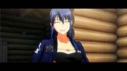  animated animated blue_eyes blue_hair grisaia_(series) grisaia_no_kajitsu grisaia_no_rakuen jacket kusakabe_asako smile 