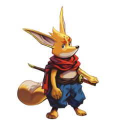  alpha_channel anthro belt blue_eyes bottomwear canid canine clothing fox fudemaru_(kemono_heroes) fur hi_res holding_object holding_weapon juanito_medina katana kemono_heroes looking_at_viewer male mammal melee_weapon official_art orange_body orange_fur pants samurai simple_background solo standing sword transparent_background warrior weapon white_body white_fur 