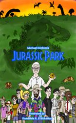  5:8 alan_grant aloha_shirt apatosaurus baseball_cap baseball_glove beard blue_text brachiosaurid brachiosaurus business_suit cane cearadactylus clothing coat dennis_nedry digital_media_(artwork) dinosaur diplodocid donald_gennaro dromaeosaurid ed_regis ellie_sattler english_text extinct eyewear facial_hair female feral forest glasses group gun hat headgear headwear henry_wu hi_res human ian_malcolm jacket john_hammond jungle jurassic_park kama_and_hallie lawyer lex_murphy male mammal necktie not_furry notebook painting_(artwork) pattern_clothing pattern_shirt pattern_topwear pink_clothing pink_shirt pink_topwear plant pose poster prehistoric_species raincoat ranged_weapon red_necktie reptile rifle robert_muldoon sauropod sauropodomorph scalie science_fiction scientist shirt smoking suit sunset text theropod tim_murphy topwear traditional_media_(artwork) tree universal_studios velociraptor watercolor_(artwork) weapon young 